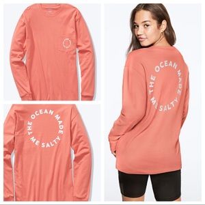 Vs pink campus tee